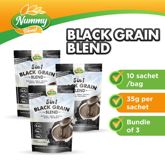 5-in-1 Black Grain Blend – 3-Pack Bundle for Daily Wellness