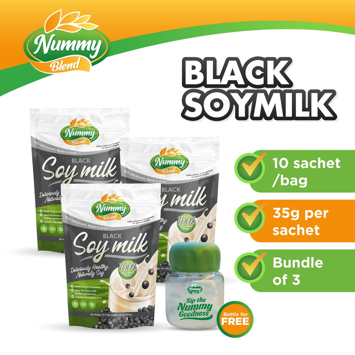 Black Soy Milk – 3-Pack Bundle for Daily Wellness