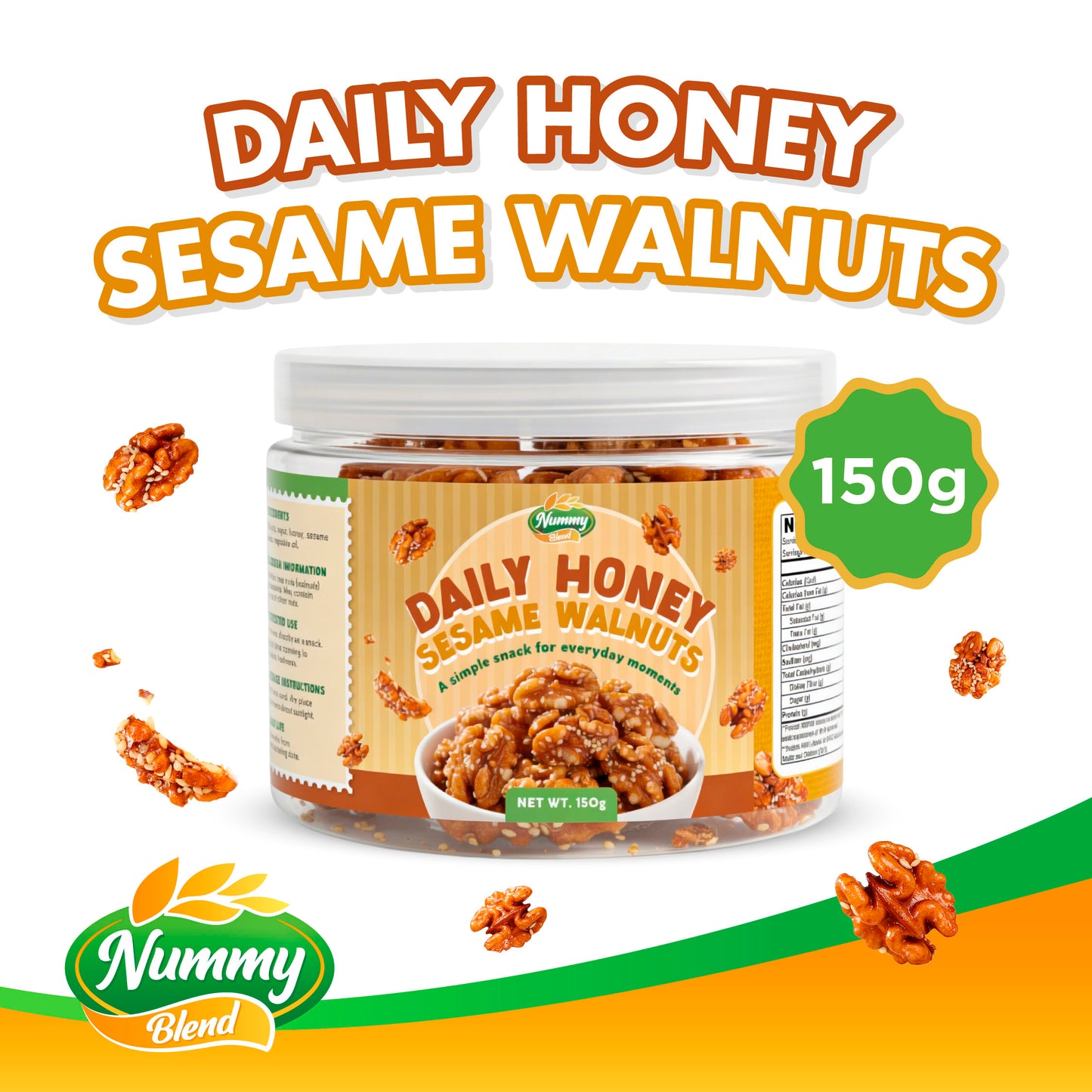 Nummy Blend Daily Honey Sesame Walnuts