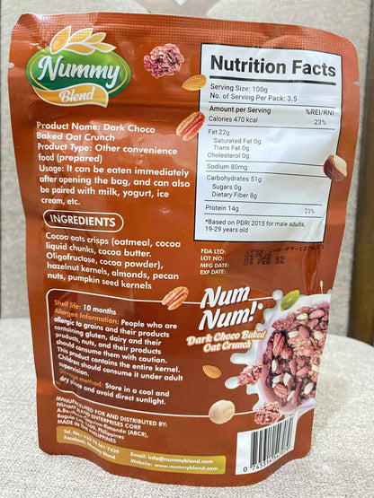 Nummy Blend Num Num Dark Choco Baked Oats Crunch