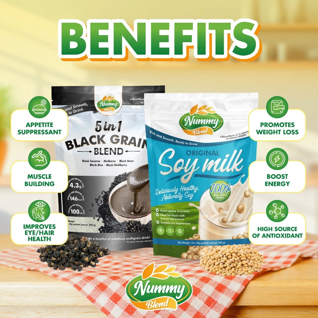 Black Grain & Original Soy Milk Combo